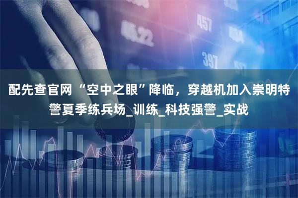 配先查官网 “空中之眼”降临，穿越机加入崇明特警夏季练兵场_训练_科技强警_实战