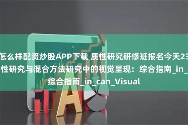 怎么样配资炒股APP下载 质性研究研修班报名今天23:59截止 | 质性研究与混合方法研究中的视觉呈现：综合指南_in_can_Visual