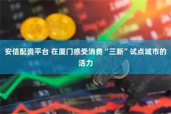 安信配资平台 在厦门感受消费“三新”试点城市的活力